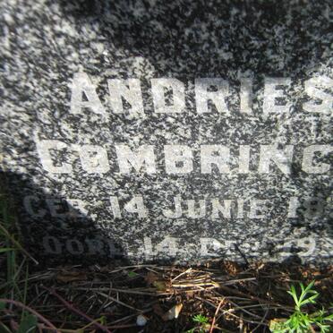 COMBRINCK Andries 1936-1937
