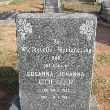 COETZER Susanna Johanna 1923-1943