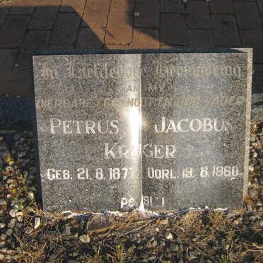 KRUGER Petrus Jacobus 1877-1960