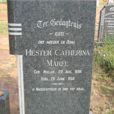 MAREE Hester Catherina nee MULLER 1896-1956