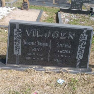 VILJOEN Johannes Jurgens 1932-1995 &amp; Gertruida 1931-