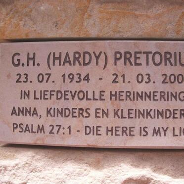 PRETORIUS G.H. 1934-2008