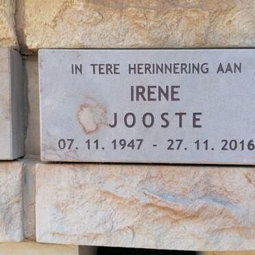 JOOSTE Irene 1947-2016