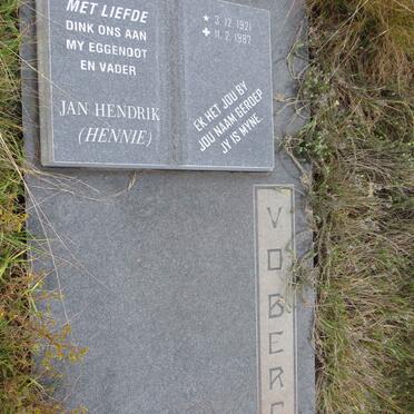 BERG Jan Hendrik, v.d. 1921-1987