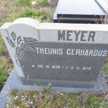 MEYER Theunis Gerhardus 1879-1975