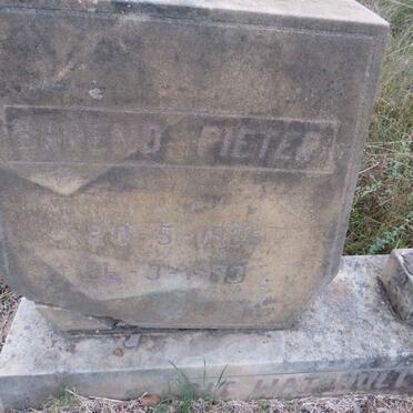 MARAIS Barend Pieter 193?-1993 &amp; Doreen Magdalena 1940- _1