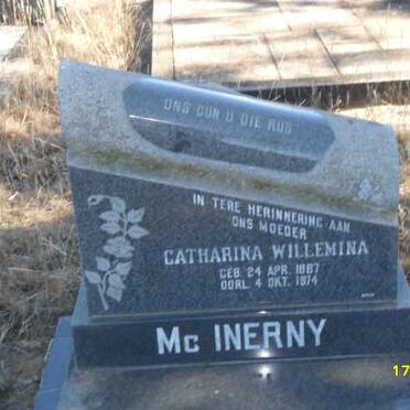 McINERNY Catharina Willemina 1887-1974