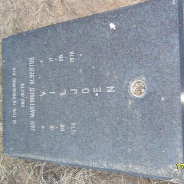 VILJOEN Jan Marthinus Albertus 1978-1978
