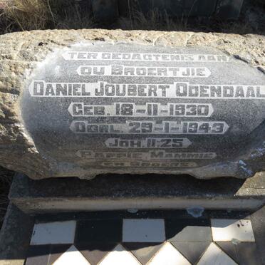 ODENDAAL Daniel Joubert 1930-1943