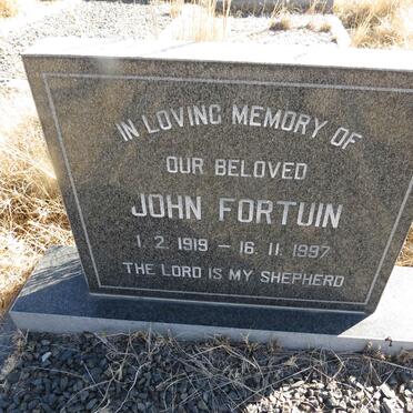 FORTUIN John 1919-1997