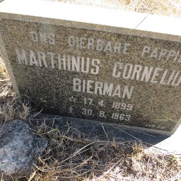 BIERMAN Marthinus Cornelius 1899-1963