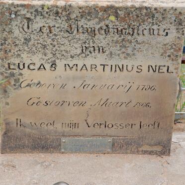 NEL Lucas Marthinus 1796-1866