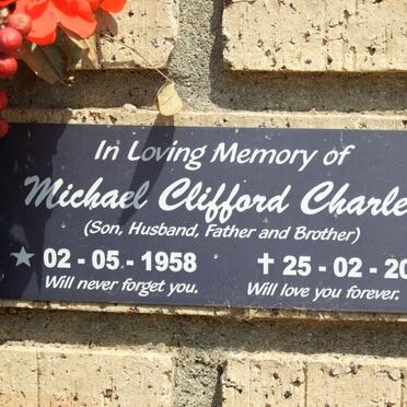CHARLES Michael Clifford 1958-2005