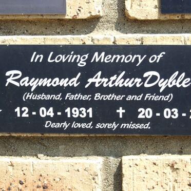DYBLE Raymond Arthur 1931-2007