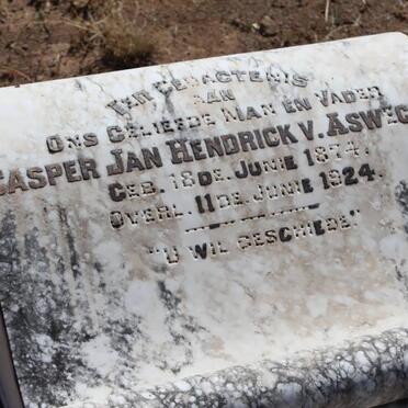 ASWEGEN Casper Jan Hendrick, v. 1874-1924