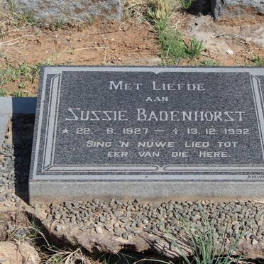 BADENHORST Sussie 1927-1992