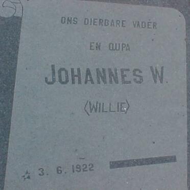 BERG Johannes W., van den 1922- &amp; Hendrika J. SNYMAN 1928-1984