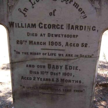 HARDING William George -1905 :: HARDING Edie -1901