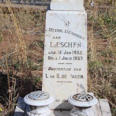 JAGER Lieschen, de 1932-1937