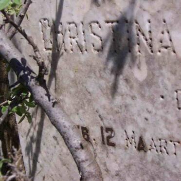 KRAUSE Christina Johanna nee BENDER 1856-1941 