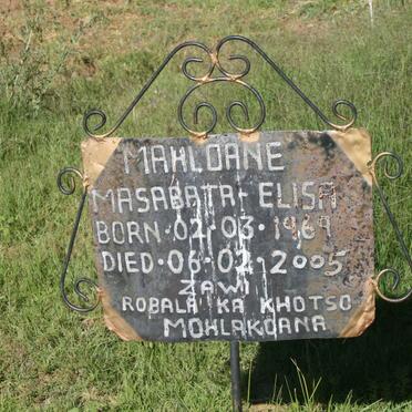MAHLOANE Masabata Elisa 1969-2005