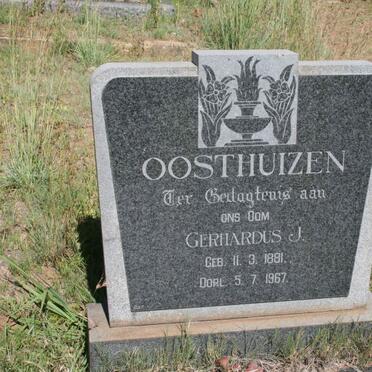 OOSTHUIZEN Gerhardus  J. 1881-1967