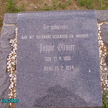 OLIVIER Poppie 1895-1954