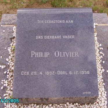 OLIVIER Philip 1892-1956