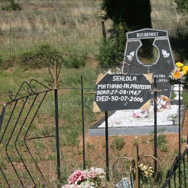 SEHLOLA Mathabo Alphonsina 1967-2006