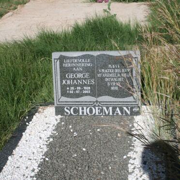 SCHOEMAN George Johannes 1928-2003