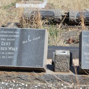 WALT Gert, van der 1883-1957 &amp; Eva Catharina FICK 1892-1976