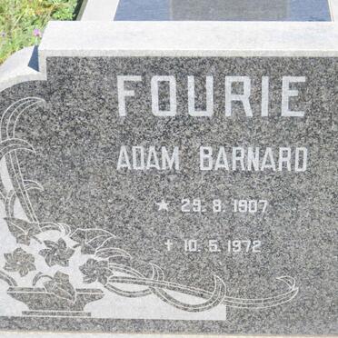 FOURIE Adam Barnard 1907-1972 &amp; Margaretha C.W. LUBBE 1908-
