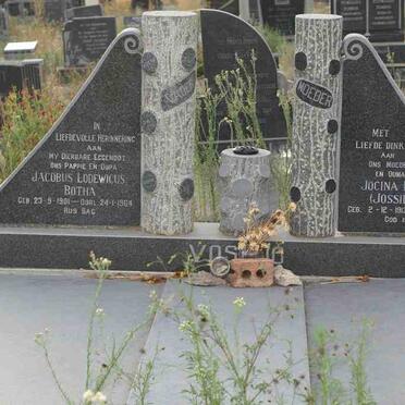 VOSLOO Jacobus Lodewicus Botha 1901-1964 &amp; Jocina Maria SCOTT 1913-1996