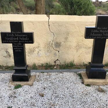 SCHULZ Erich Johannes Siegfried 1907-1911 :: SCHULZ Edith Magdalena Johanna 1903-1904