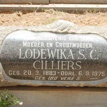 CILLIERS A.B. 1881-1959 &amp; Lodewika S.C. 1883-1975