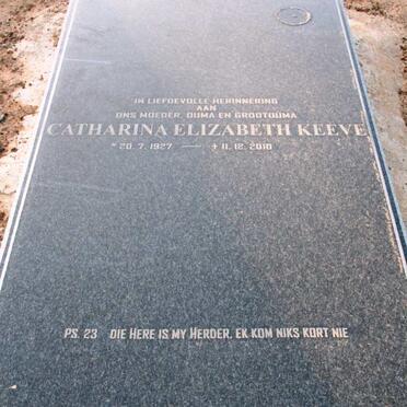 KEEVE Catharina Elizabeth 1927-2010