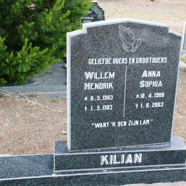 KILIAN Willem Hendrik 1903-1983 & Anna Sophia 1908-2003