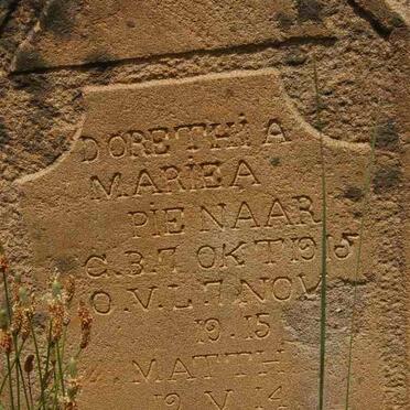 PIENAAR Dorethia Mariea 1915-1915