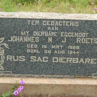 ROETS Johannes N.J. 1868-1944