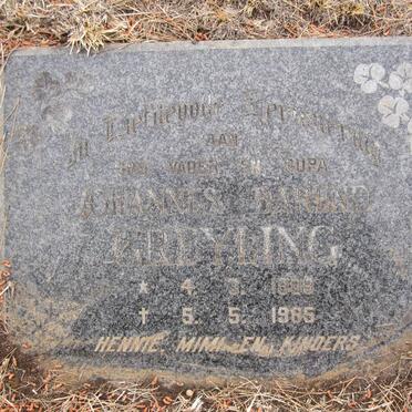 GREYLING Johannes Barend 1909-1965