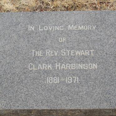 HARBINSON Stewart Clark 1881-1971