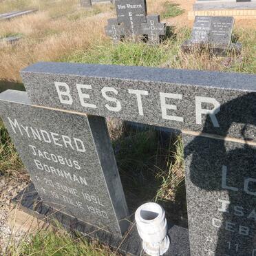 BESTER Mynderd Jacobus Bornman 1894-1980 &amp; Louisa Isabella BOTHA 1906-1982