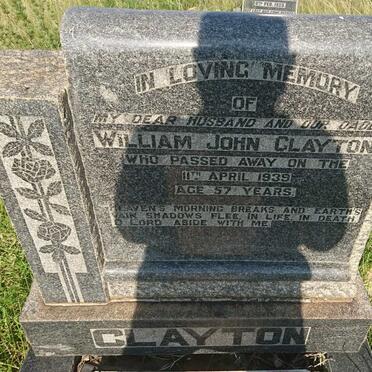 CLAYTON William John -1939