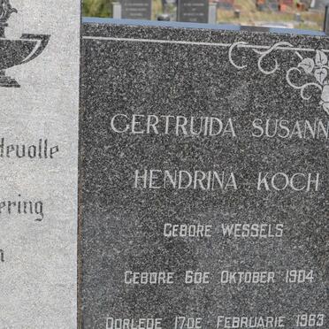 KOCH Christoffel Gerhardus 1896-1966 &amp; Gertruida Susanna Hendrina WESSELS 1904-1963