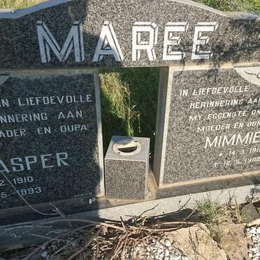 MAREE Casper 1910-1993 &amp; Mimmie 1911-1982