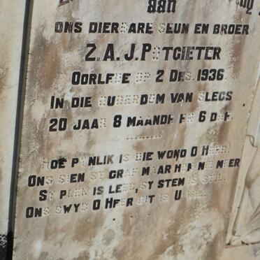 POTGIETER Z.A.J. -1936