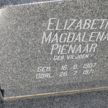 PIENAAR Elizabeth Magdalena nee VILJOEN 1907-1971
