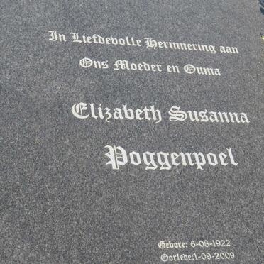POGGENPOEL Elizabeth Susanna 1922-2009