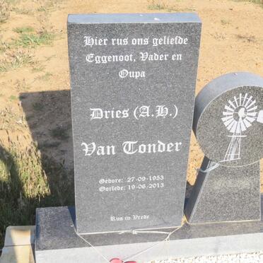 TONDER A.H., van 1953-2013