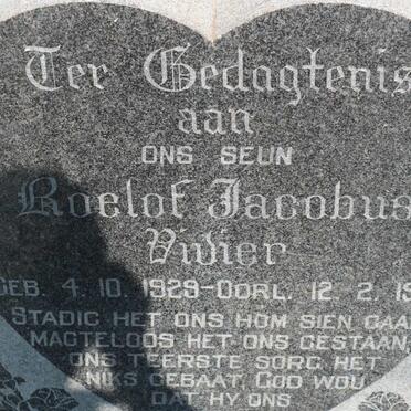 VIVIER Roelof Jacobus 1929-1959